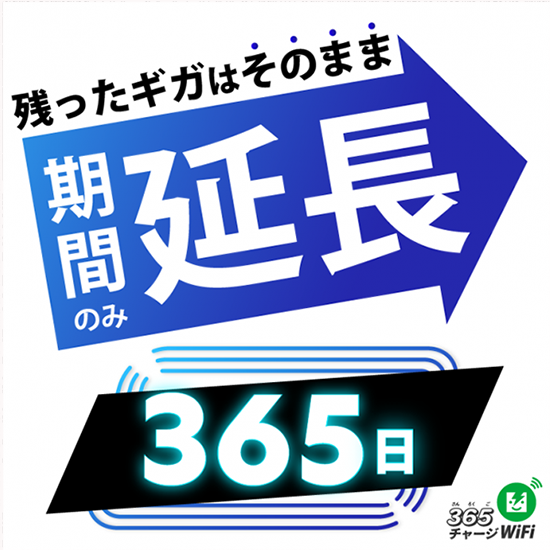 有効期限のみ延長 365日